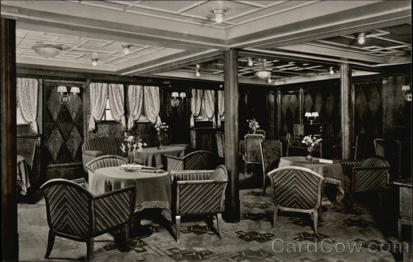 Hamburg-Amerika Line Hamburg - Ladies' Room Cruise Ships