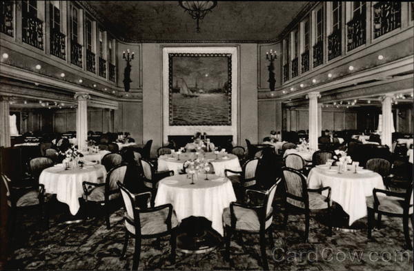 D. Hamburg, der Hamburg-Amerika Linie Interiors