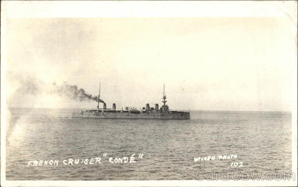 French Cruiser Conde' Ships