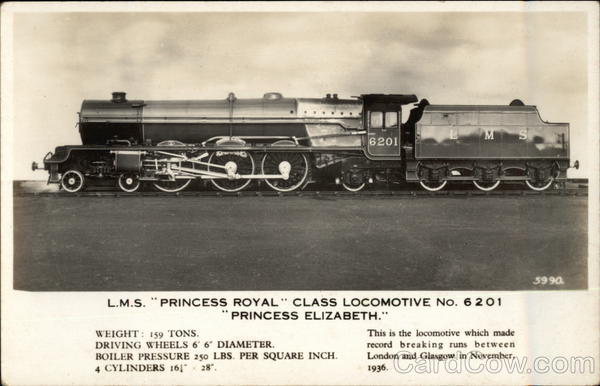 L.M.S. Class Locomotive No.6201 - Princess Elizabeth