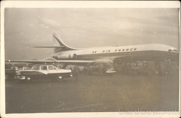 Airplane from Air France on Runway Aircraft