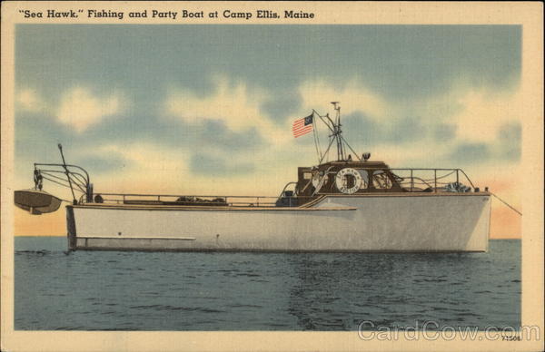 Sea Hawk Fishing and Party Boat Camp Ellis Maine