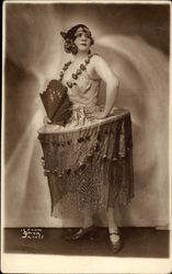 Actress in Stage Costume Postcard