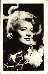 Signed Photograph of Penny Singleton Postcard