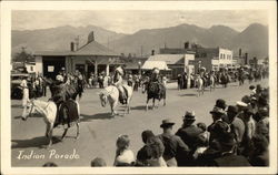 Indian Parade Postcard