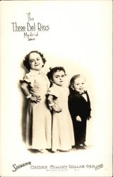 The Three Del Rios - Mamid's Million Dollar Pier 1038 Postcard