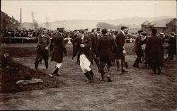 Men Playing a Game Postcard 