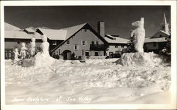 Snow Sculptures Sun Valley, ID Postcard Postcard