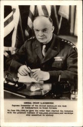 General Dwight D. Eisenhower Postcard