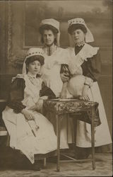 Portrait of Three Nurses Postcard