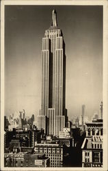 Empire State Building Postcard