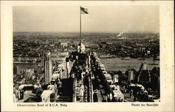 Observation Roof of R.C.A. Building Postcard