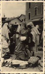 Muslim People in 1944 Postcard