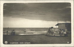 View of the Beach Postcard
