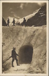 Eingang zur Eisgrotte Postcard