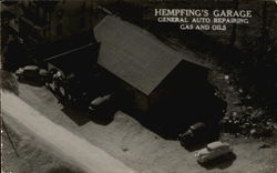 Hempfling's Garage Postcard