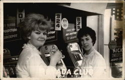 Nevada Club - Ladies Playing Slot Machines Postcard