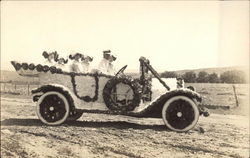 1st Prize in Auto Parade Postcard