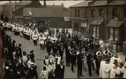 Religious Parade Postcard