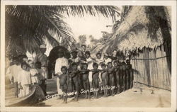 Dress Parade San Blas Village Postcard