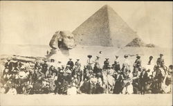 Sphinx and Pyramid Postcard