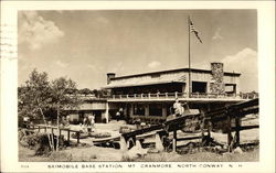 Skimobile Base Station at Mt. Cranmore North Conway, NH Postcard Postcard