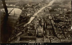 Aerial View of Cathedral Postcard