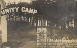 Unity Camp Landscapes Postcard Postcard