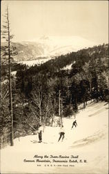 The Tram-Ravine Trail, Cannon Mountain Postcard