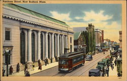 View of Purchase Street Postcard