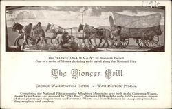 The Pioneer Grill, George Washington Hotel Pennsylvania Postcard Postcard