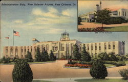 Administration Building, New Orleans Airport Louisiana Postcard Postcard