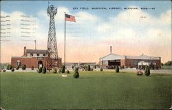 Key Field, Municipal Airport Meridian, MS Postcard Postcard