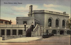 Union Station Joliet, IL Postcard Postcard