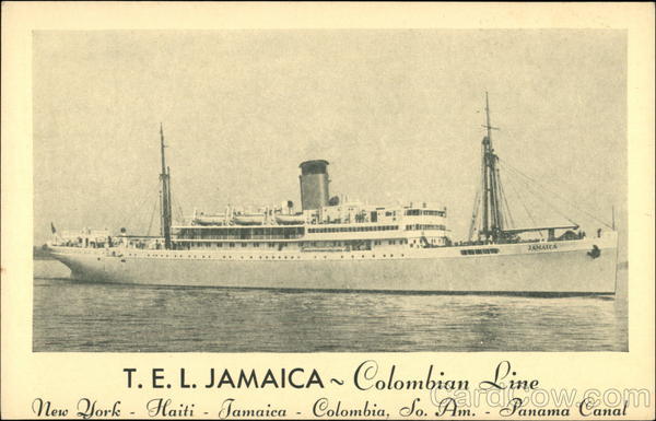 T.E.L. Jamaica, Colombian Line Boats, Ships