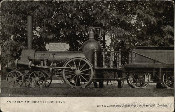 An Early American Locomotive Locomotives