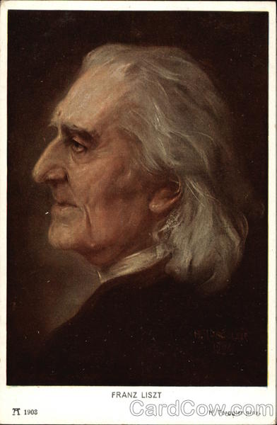 Profile Portrait of Franz Liszt (Composer) Music