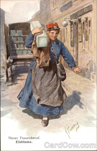 Neuer Frauenberuf Eisblume