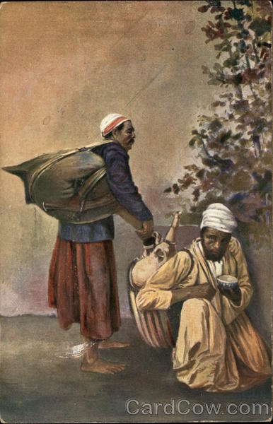 Two Egyptian Men Carrying Packs