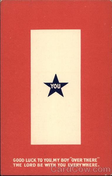 YOU Blue Star Service flag Military