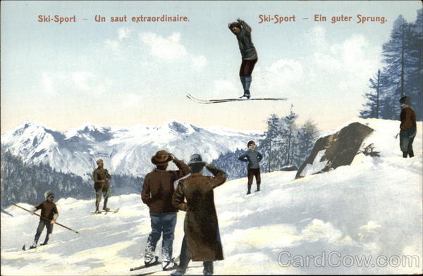Ski-Sport - Un saut extraordinaire, Ski-Sport - Ein guter Sprung