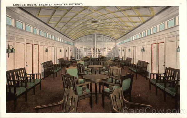 Lounge Room of Steamer Greater Detroit Interiors