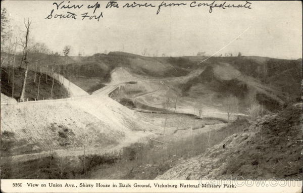 View of the river from the Confederate South Fort Exposition