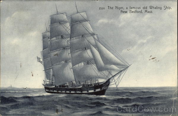 The Niger, a Famour Old Whaling Ship, New Bedford, Mass