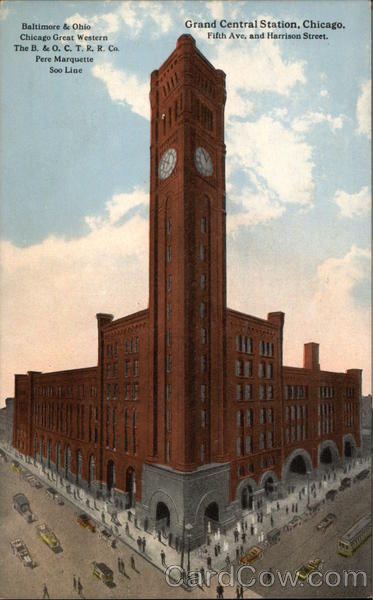 Grand Central Station in Chicago, Fifth Avenue and Harrison Street