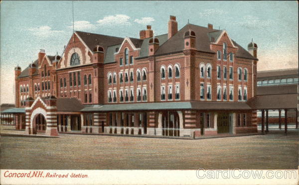 Railroad Station in Concord, New Hampshire Depots