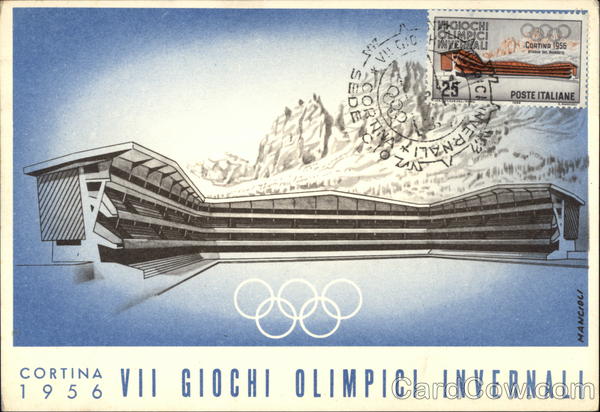 Cortina 1956 VII Giochi Olimpici Invernali Olympics