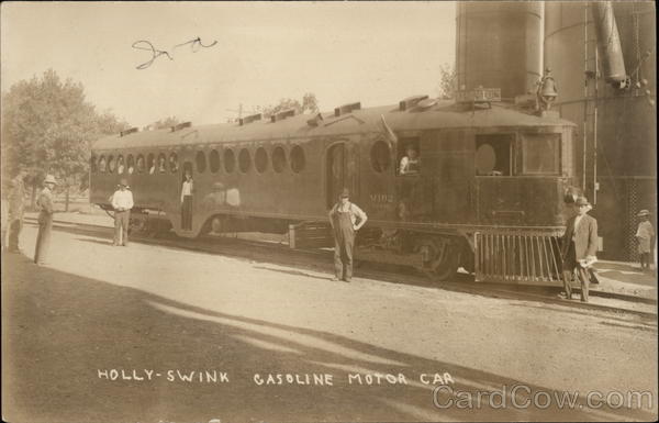 Holly-Swink Gasoline Motor Car Trains, Railroad
