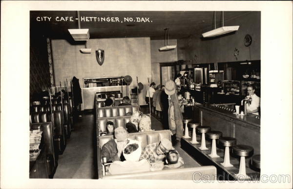 City Cafe Diner Interior Hettinger North Dakota