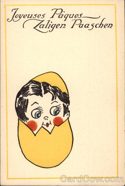 Joyeyses Paques Zaligen Paaschen Eggs